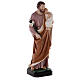St Joseph statue, 50 cm colored fiberglass s7