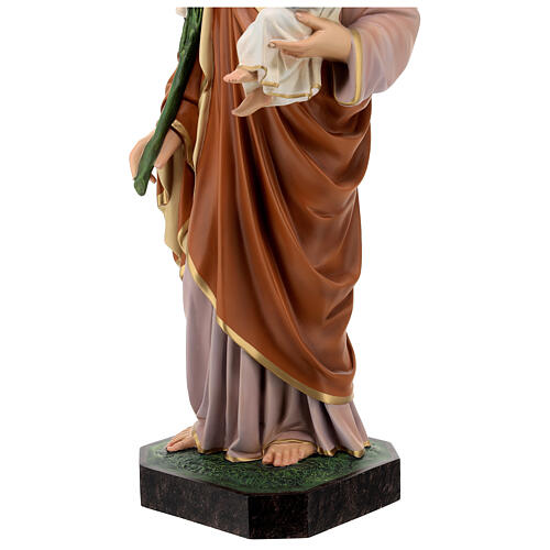 Statue, Heiliger Josef, 85 cm, Glasfaserkunststoff, farbig gefasst, AUßENAUFSTELLUNG 6