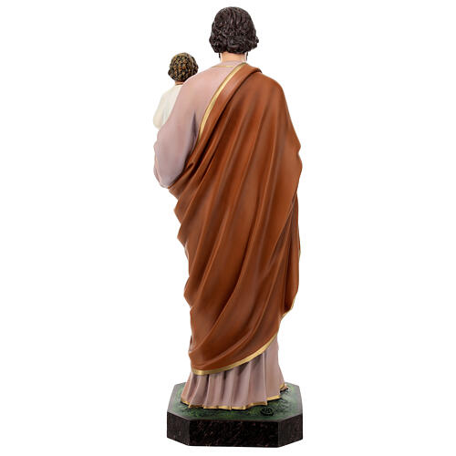 Statue Saint Joseph 85 cm fibre de verre colorée POUR EXTÉRIEUR 7