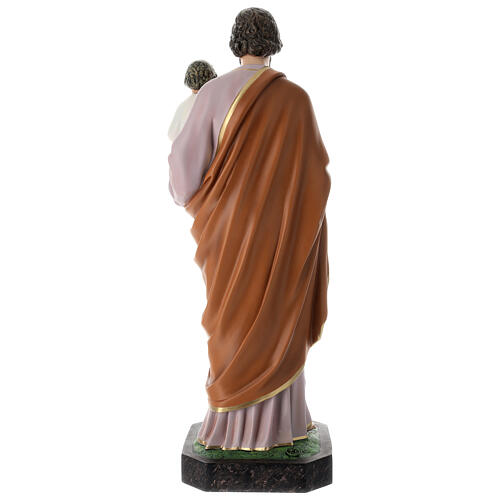 Statue, Heiliger Josef, 85 cm, Glasfaserkunststoff, farbig gefasst 7