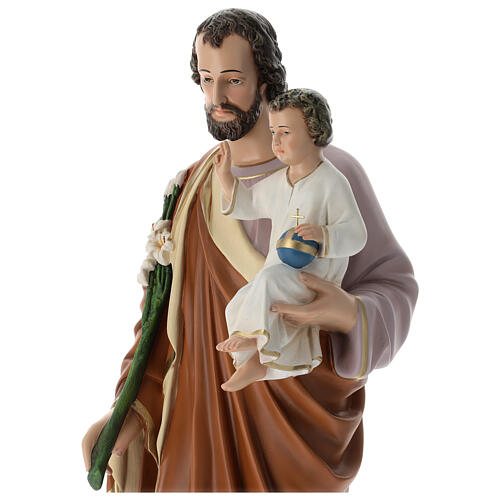 Figura Święty Józef 85 cm włókno szklane malowane 4