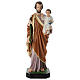 St Joseph statue, 85 cm in painted fiberglass s1
