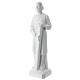 Statue Hl. Josef der Tischler 80cm weisse Fiberglas AUSSENGEBRAUCH s4