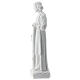 Statue Hl. Josef der Tischler 80cm weisse Fiberglas AUSSENGEBRAUCH s8