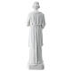 Statue Saint Joseph travailleur 80 cm fibre de verre blanche POUR EXTÉRIEUR s9