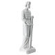 St Joseph worker statue, white fiberglass 80 cm FOR OUTDOORS s6