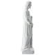 St Joseph worker statue, white fiberglass 80 cm FOR OUTDOORS s7