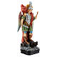 St Michael statue with sword, colored resin 45 cm s5