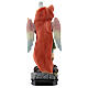St Michael statue with sword, colored resin 45 cm s6