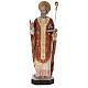 St Nicholas of Bari statue, 85 cm colored fiberglass s1