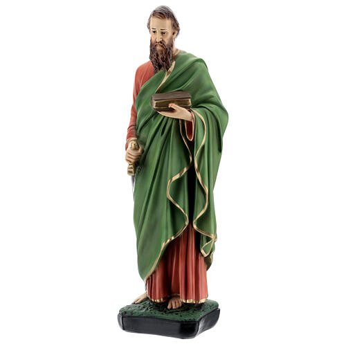 Statue, Heiliger Paulus, 40 cm, Kunstharz, farbig gefasst 3