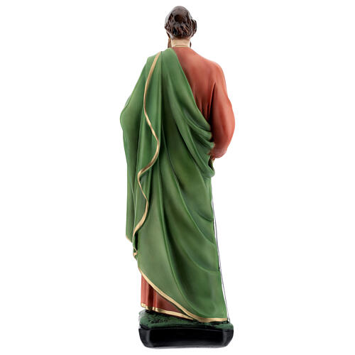Statue Saint Paul 40 cm résine colorée 5