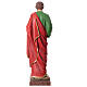 Estatua San Pablo fibra de vidrio 160 cm coloreada s11
