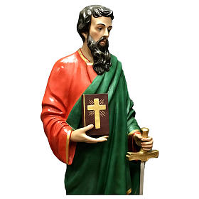 Statue in Vetroresina: Statua San Paolo vetroresina 160 cm colorata