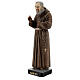 Statue Saint Pio 26 cm résine colorée s2