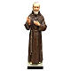 Statue Saint Pio 82 cm fibre de verre colorée POUR EXTÉRIEUR s1