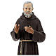 Statue Saint Pio 82 cm fibre de verre colorée s4