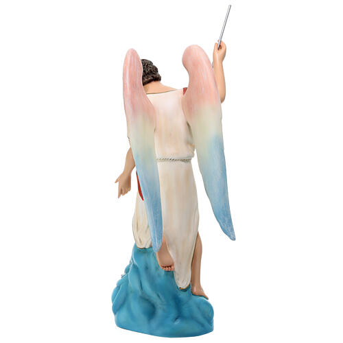 Estatua San Rafael 50 cm fibra de vidrio coloreada 9