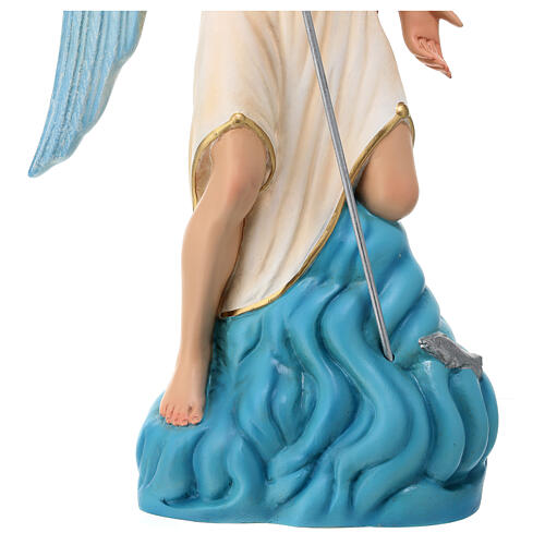Statue Saint Raphaël 50 cm fibre de verre colorée 6