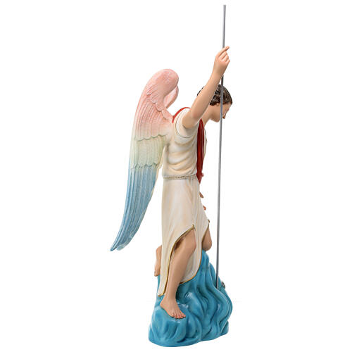 Statue Saint Raphaël 50 cm fibre de verre colorée 7