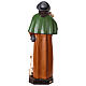 Statue Saint Roch 115 cm fibre de verre colorée avec oeil de verre s16