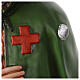 Saint Roch statue, 45 inc colored fiberglass glass eyes s14