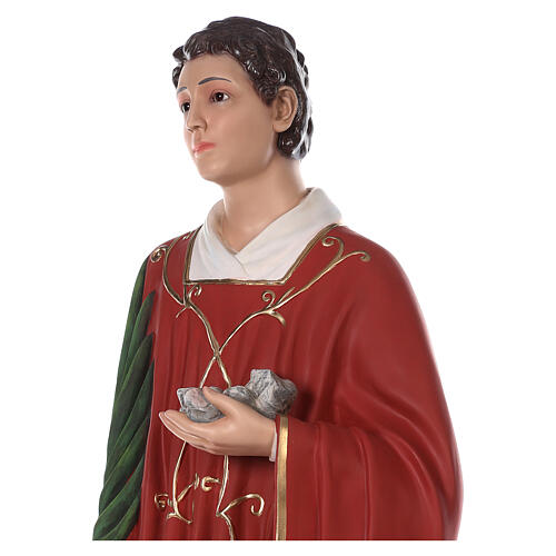 Statue of St. Stephen with glass eyes 110 cm 4