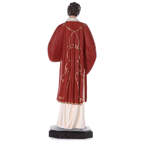 Statue of St. Stephen with glass eyes 110 cm 7