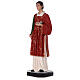 Statue of St. Stephen with glass eyes 110 cm s3