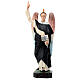 Statue Saint Vincent Ferrier 50 cm résine colorée s1