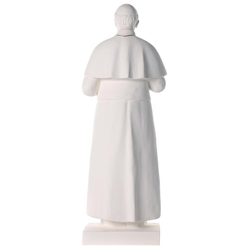 Statua San Giovanni Paolo II 90 cm vetroresina bianca 9