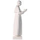 Statua San Giovanni Paolo II 90 cm vetroresina bianca s8