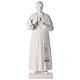 St. John Paul II statue, 90 cm white fiberglass s1