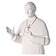 St. John Paul II statue, 90 cm white fiberglass s2