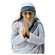 Statua Madre Teresa di Calcutta con mani giunte resina 25 cm s2