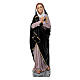 Estatua Virgen Dolorosa fibra de vidrio 80 cm pintada s1