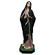 Statue of Our Lady of Sorrows in painted fibreglass with glass eyes 110 cm s1