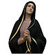Statua Madonna Addolorata 110 cm vetroresina dipinta occhi vetro s2