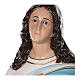 Statue of Our Lady of Assumption by Murillo in painted fibreglass with glass eyes 155 cm s2