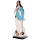 Statue of Our Lady of Assumption by Murillo in painted fibreglass with glass eyes 155 cm s3