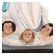 Assumption of Mary by Murillo, 61 inc painted fiberglass crystal eyes s6