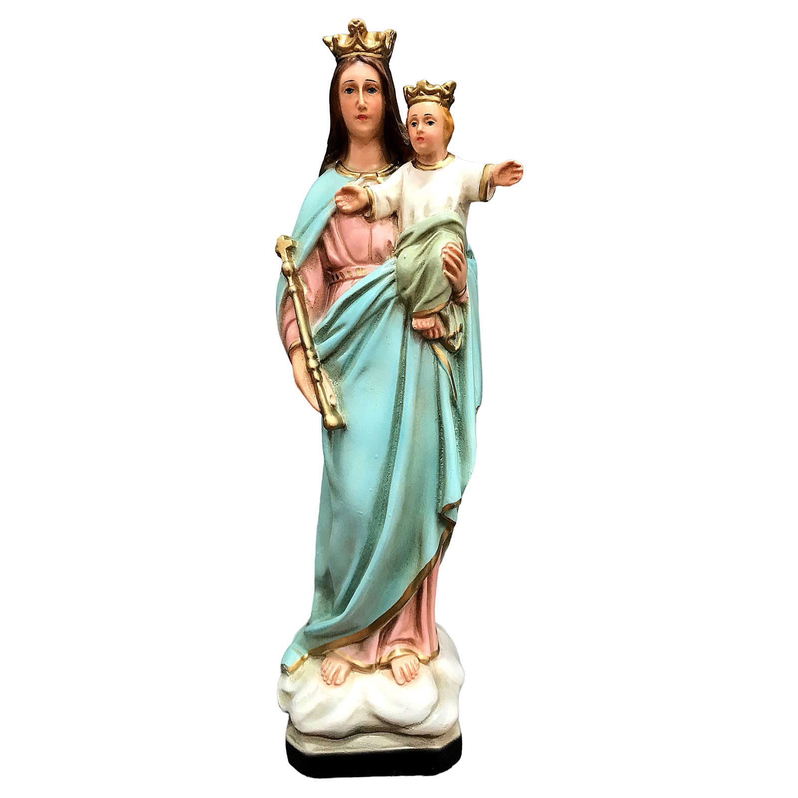 Statue, Maria, Hilfe der Christen, 25 cm, Kunstharz, farbig Online