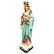 Statue of Our Lady of Help in painted resin 25 cm s3