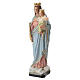 Statue of Our Lady of Help in painted resin 25 cm s3