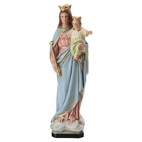 Statua Madonna Ausiliatrice 25 cm resina dipinta