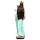 Mary Help of Christians statue, 25 cm painted resin s5