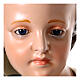 Statue Vierge à l'Enfant 170 cm fibre de verre peinte avec oeil de verre s3