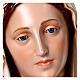 Statua Madonna con bambino 170 cm vetroresina dipinta occhi vetro s2