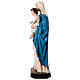 Mary and Child Jesus statue, 67 inc painted fiberglass glass eyes s9