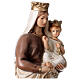 Estatua Virgen del Carmen 34 cm fibra de vidrio pintada s2